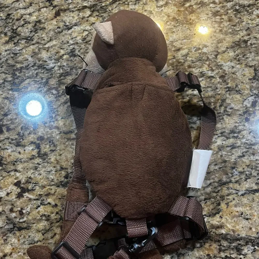 Eddie Bauer 2 In 1 Safety Harness Buddy Monkey Adjustable Backpack Plush Stuffed